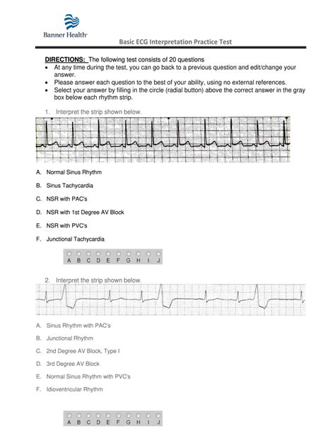 Ekg practice exam 100 question quizlet. Things To Know About Ekg practice exam 100 question quizlet. 